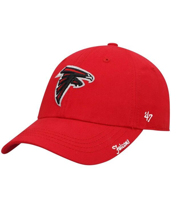 47 ブランド レディース アクセサリー 帽子 47 Brand Womens Red Atlanta Falcons Miata Clean Up Secondary Adjustable Hat Red レッド