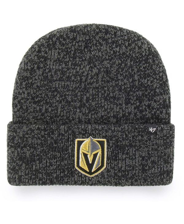 47 ブランド メンズ アクセサリー 帽子 ニット 47 Brand Mens Black Vegas Golden Knights Brain Freeze Cuffed Knit Hat Black ブラック