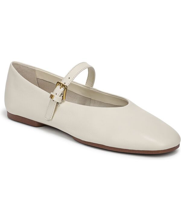 フランコサルト レディース シューズ パンプス Franco Sarto Womens Odilia Round Toe Mary Jane Flats White Leather ホワイト