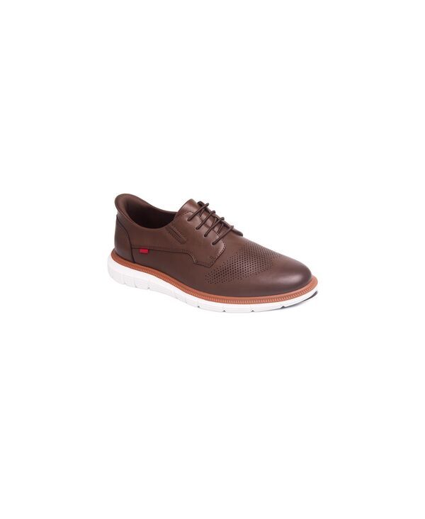 マークジョセフニューヨーク メンズ シューズ オックスフォード Marc Joseph New York Mens Edward Street HandsFree Slip On Technology Perforated Oxfords Brown faux