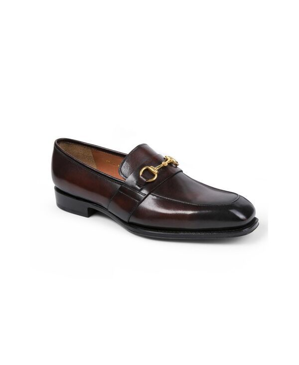 アンソニー ヴィア メンズ シューズ スリッポン・ローファー Anthony Veer Mens Verona Bit Loafer Dresshoe Dark Brown Antique ブラウン