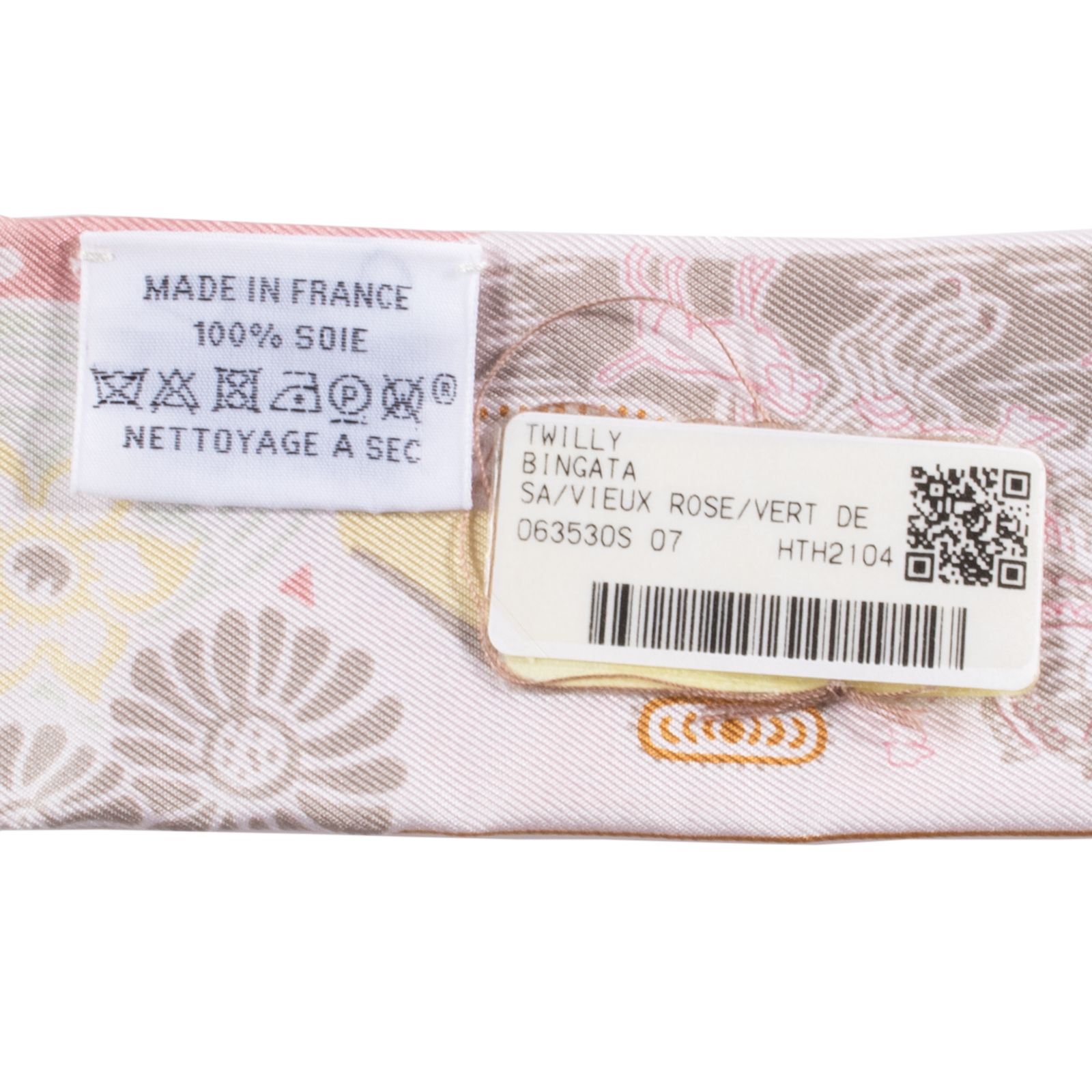 HERMES エルメス ツイリー BINGATA 紅型 063530S 07 2021AW スカーフ