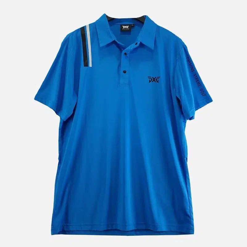 PXG ブルー メンズ カラーTシャツ L N0121