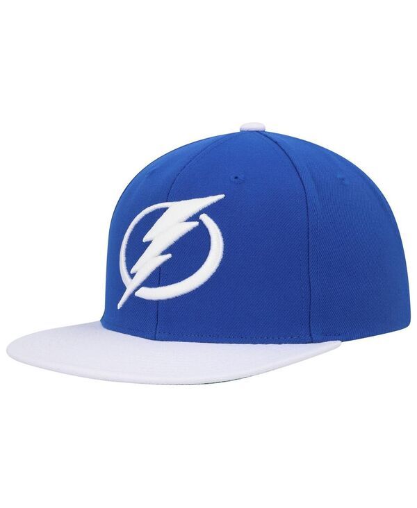 ミッチェルネス メンズ アクセサリー 帽子 Mitchell Ness Mens Blue Tampa Bay Lightning Core Team Ground 20 Snapback Hat Blue ブルー
