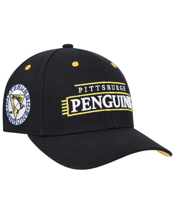 ミッチェルネス メンズ アクセサリー 帽子 Mitchell Ness Mens Black Pittsburgh Penguins LOFI Pro Snapback Hat Black ブラック 9,360円