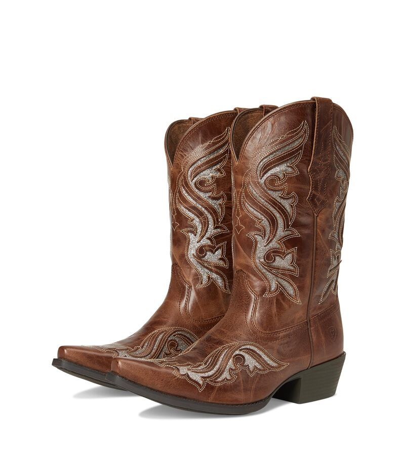 アリアト レディース シューズ ブーツ・レインブーツ Ariat Heritage Bliss Dark Tan タン