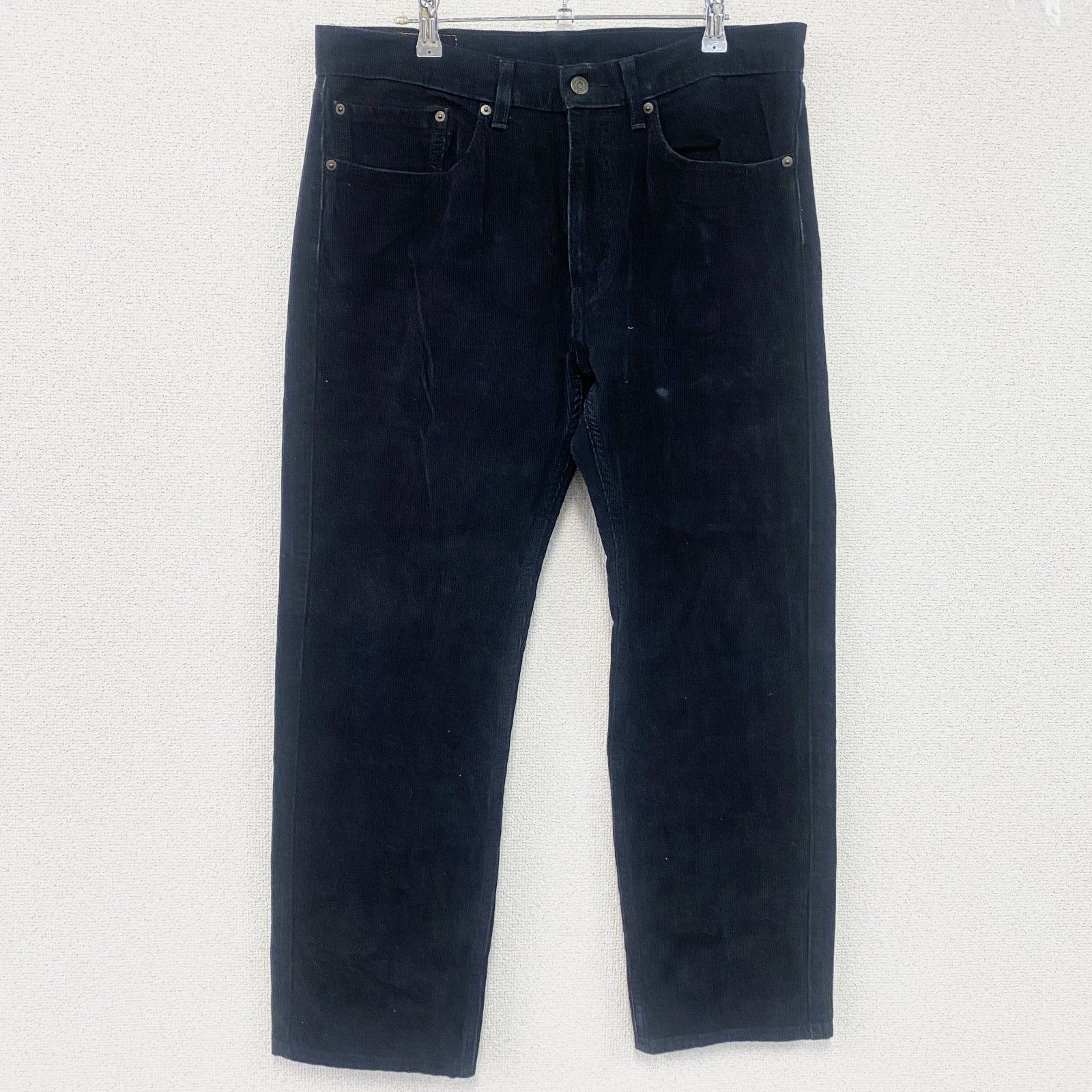 Levi's リーバイス 505 コーデュロイパンツ ジップフライ 黒 ブラック