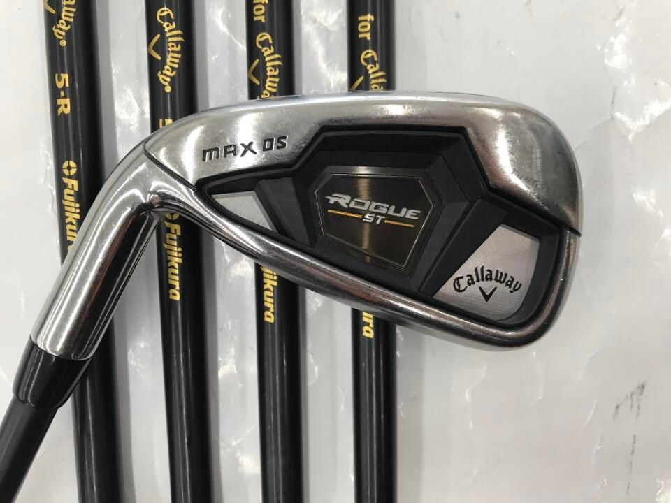 キャロウェイ　ROGUE ST MAX OS　VENTUS 5 for Callaway　Rフレックス　アイアンセット　中古　ゴルフドゥ！新居浜店【最短即日発送】