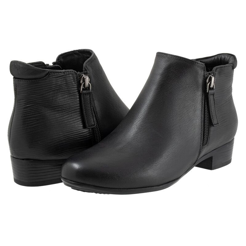 トロッターズ レディース シューズ ブーツ・レインブーツ Trotters Major Embossed Black ブラック