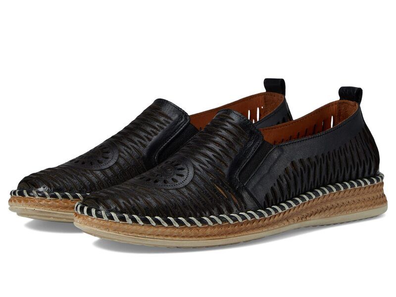 スプリングステップ レディース シューズ スリッポン・ローファー Spring Step Newday Black ブラック