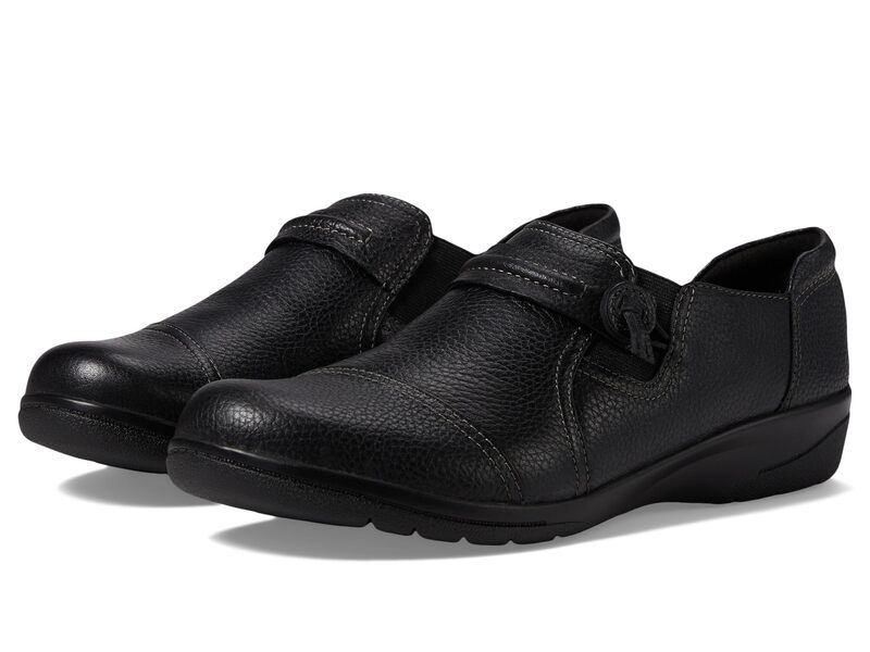 クラークス レディース シューズ スリッポン・ローファー Clarks Cheyn Madi Black Tumbled L ブラック