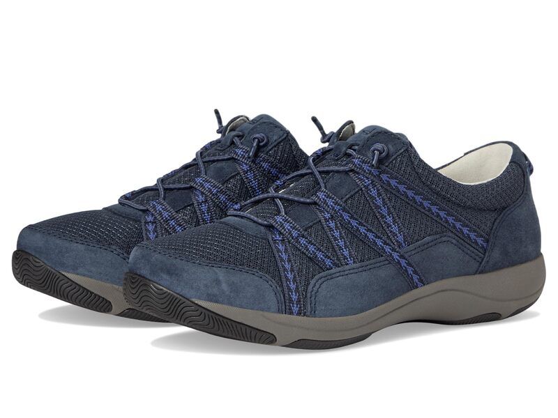 ダンスコ レディース シューズ ブーツ・レインブーツ Dansko Harlynavy Suede ネイビー