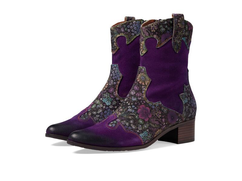 スプリングステップ レディース シューズ ブーツ・レインブーツ LArtiste by Spring Step Lady Luck Purple Multi Su パープル