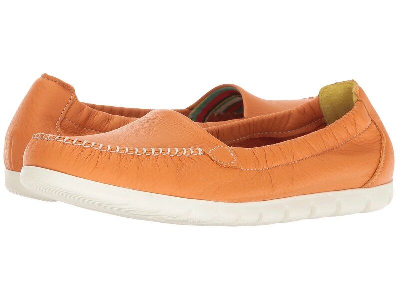サス レディース シューズ スリッポン・ローファー SASunny Elasticized Comfort Loafers Tangerine Orang タンジェリン