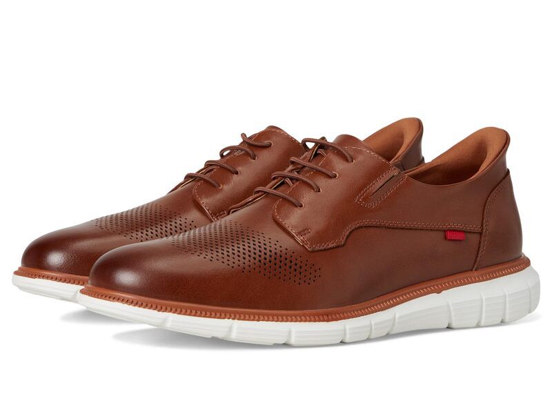 マークジョセフニューヨーク メンズ シューズ オックスフォード Marc Joseph New York Edward Street Hands Free Technology Cognac