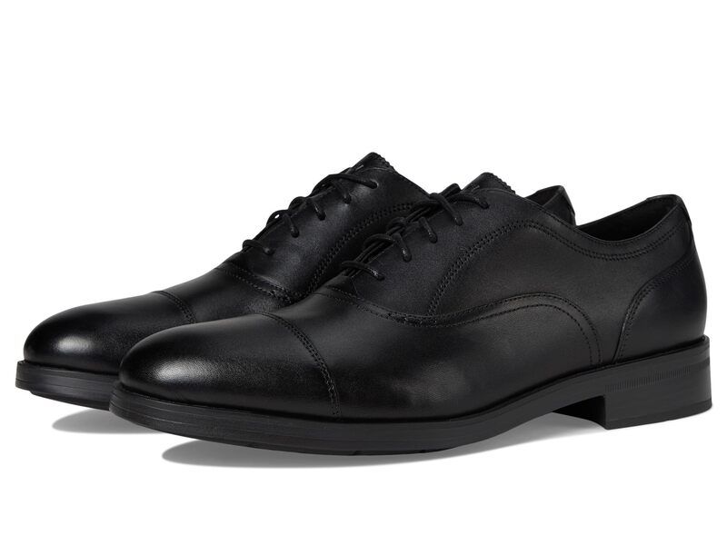 コールハーン メンズ シューズ オックスフォード キャップ Cole Haanewmark Grand Cap Toe Oxfords BlackBlack ブラック