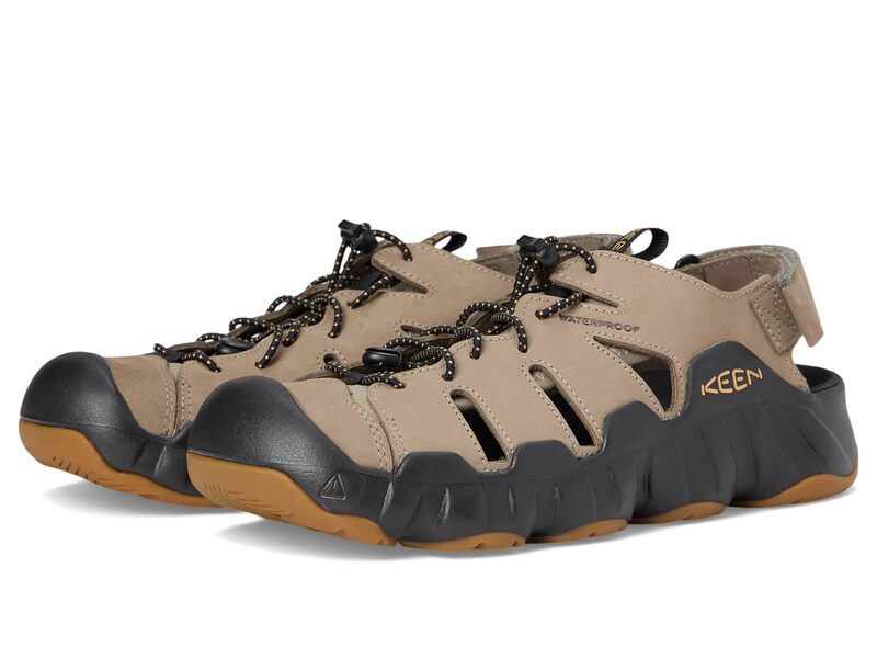 キーン メンズ シューズ サンダル レザー KEEN Hyperport Fisherman Leather BrindleOak Buf