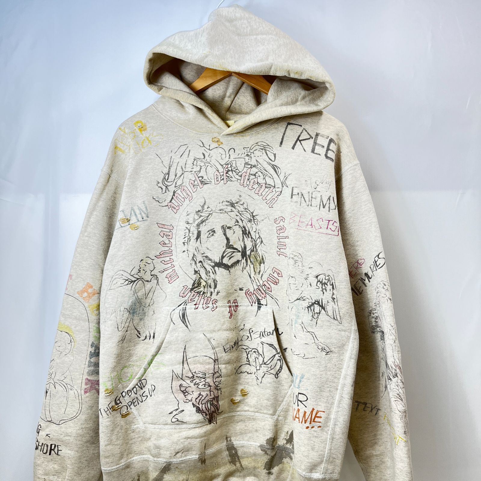 SAINT MICHAEL セント マイケル SM7 HOODIE 20AW パーカー M コットン
