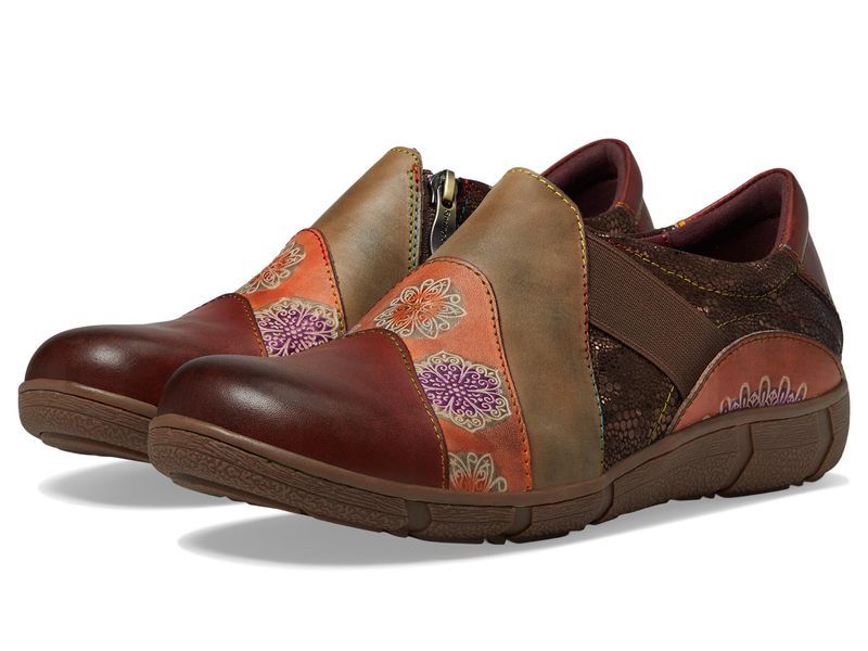 スプリングステップ レディース シューズ スリッポン・ローファー LArtiste by Spring Step Lata Brown Multi ブラウン
