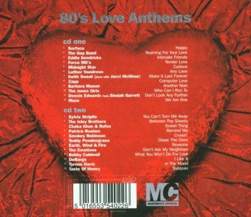 【CD】Mastercuts 80's Love Anthems