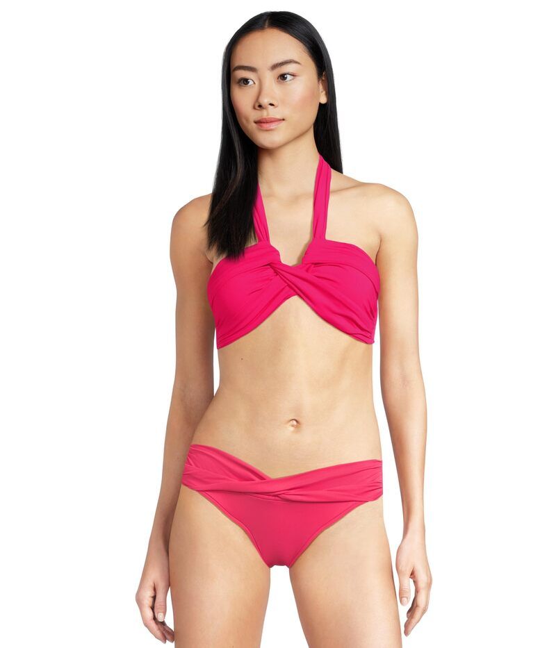 シーフォリー レディース 水着 トップのみ ホルター Seafolly Collective Halter Bandeau Raspberry
