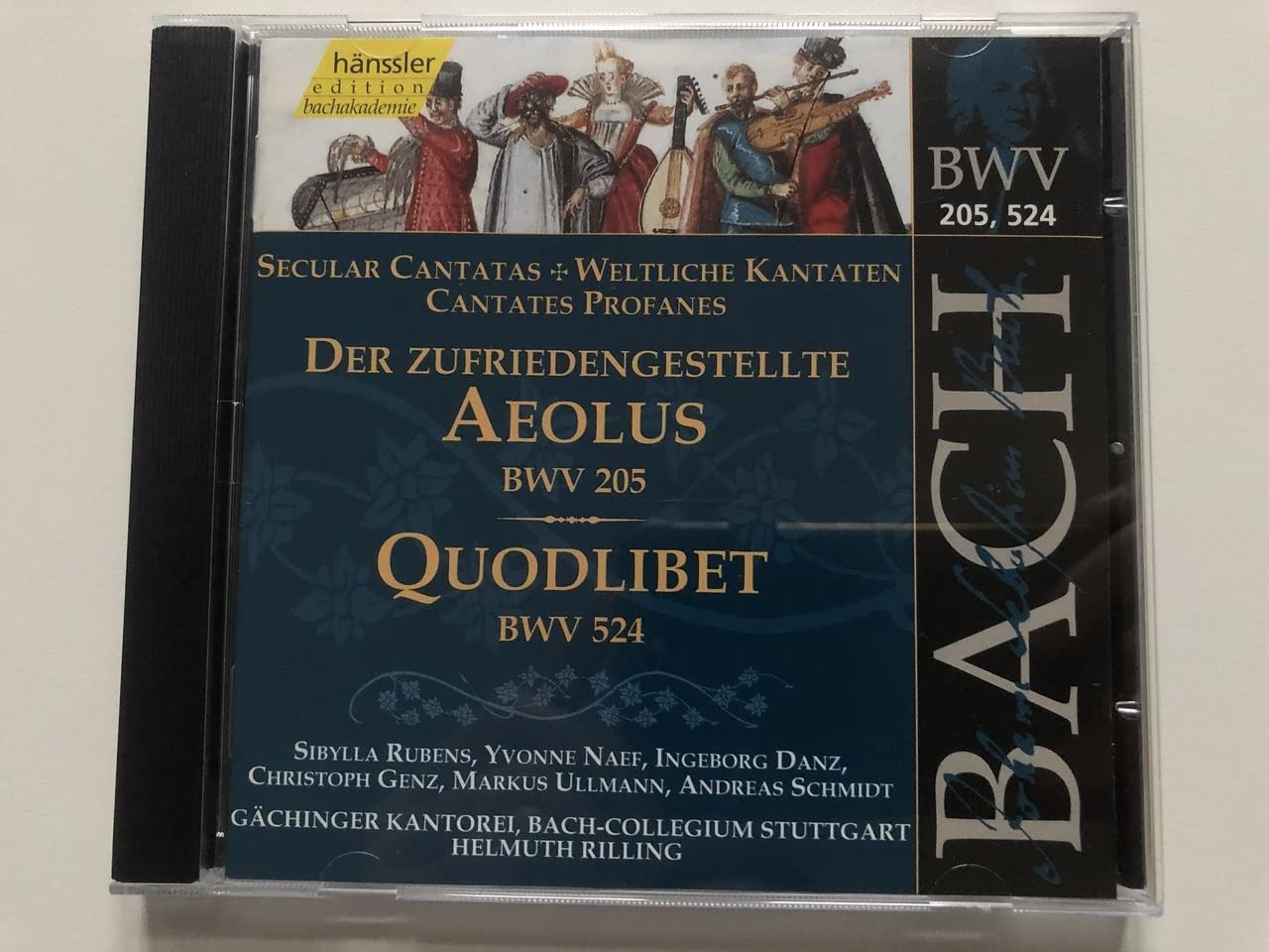 【CD】Bach:Cantatas Bwv205 & 524
