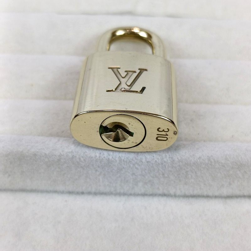 LOUIS VUITTON ルイヴィトン パドロック 南京錠 カデナ 鍵 ゴールド No