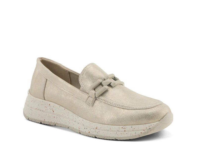 パトリシア レディース シューズ スリッポン・ローファー Patrizia Demonte Loafer Gold Metallic ゴールド