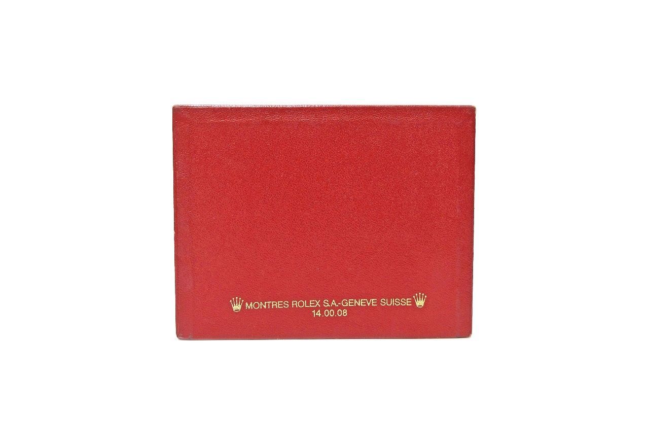 ロレックス レディース 空箱 14.00.08 赤 レッド パール 79174 BOX