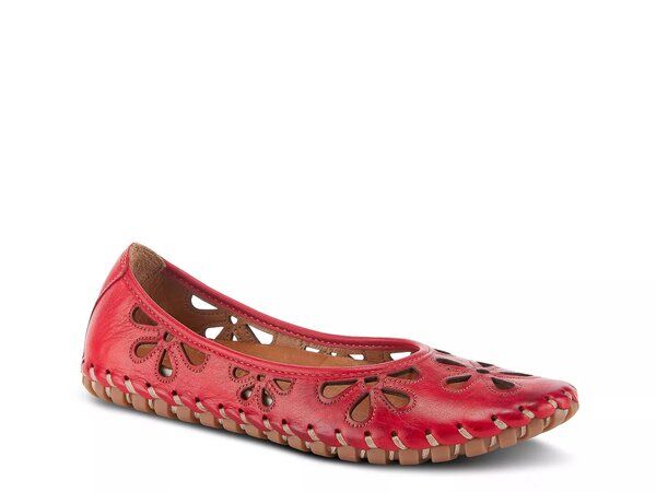 スプリングステップ レディース シューズ パンプス Spring Step Rayely Flat Red レッド