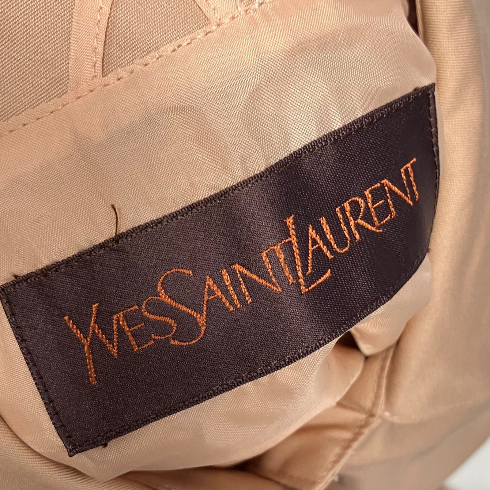 UA746【お買い得】Yves Saint Laurent トレンチコート ベージュ系 SIZE