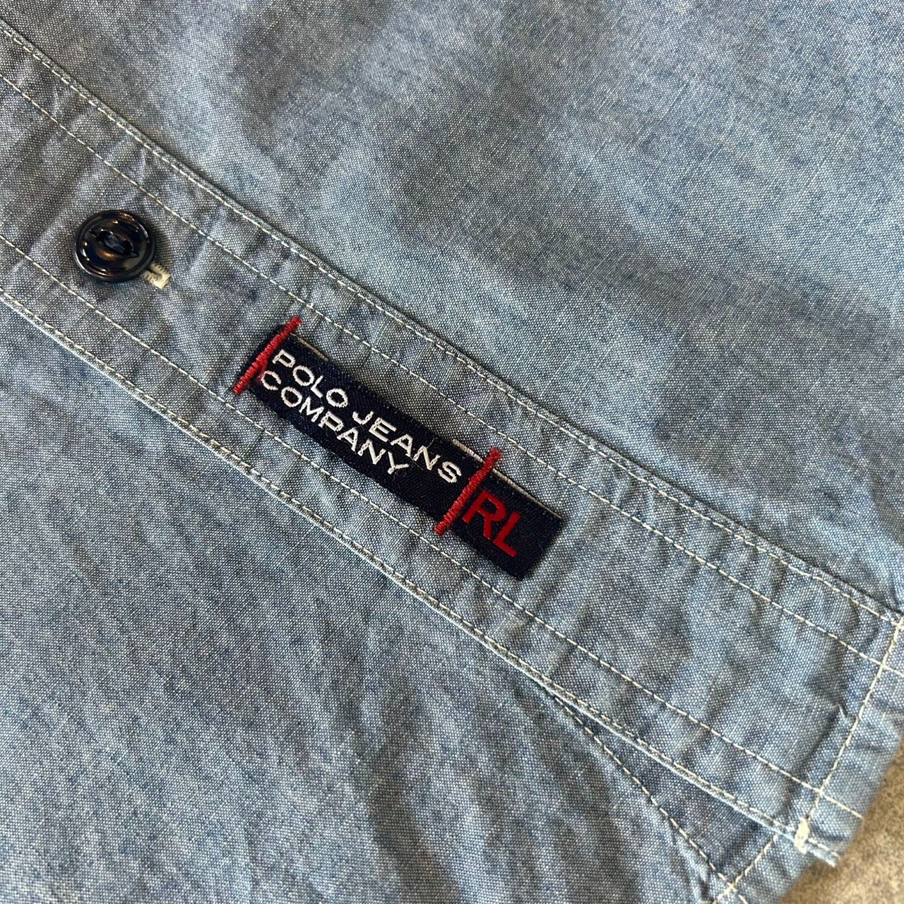 RALPH LAURENラルフローレン POLO JEANS ポロ ジーンズ シャンブレー 