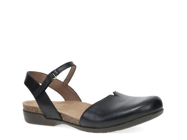 ダンスコ レディース シューズ サンダル Dansko Rowan Sandal Black Waxed Leather ブラック