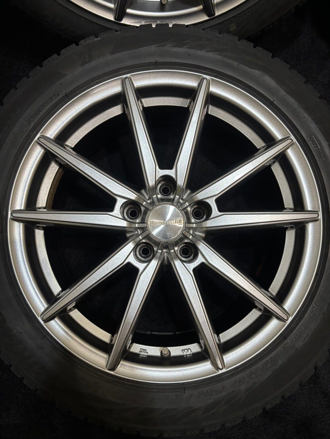 ☆215/50R17 BRIDGESTONE/VRX2 22年製 Humanline 17インチ 7J +38
