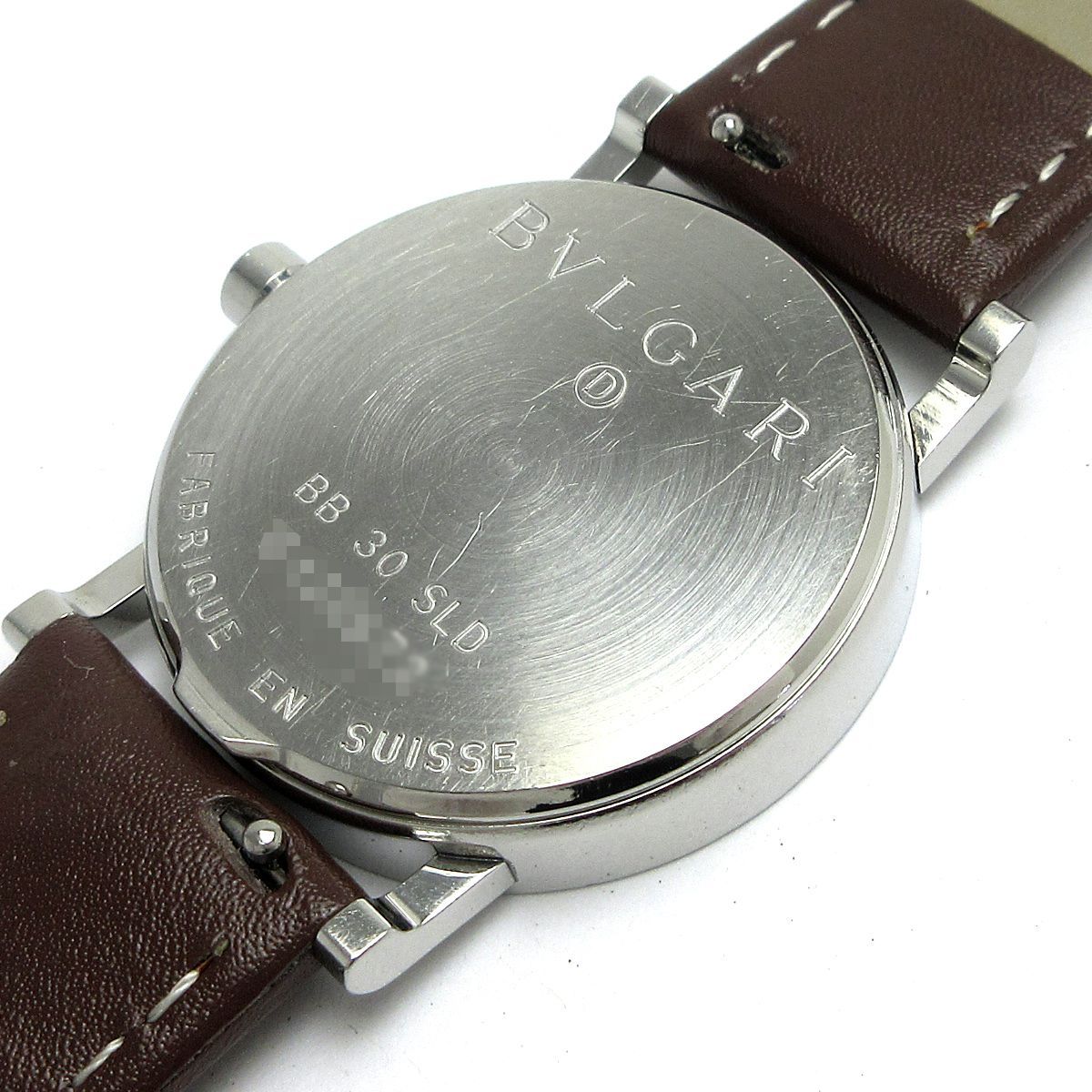ブルガリ BVLGARI ブルガリブルガリ ボーイズ 黒文字盤 BB30SLD 時計
