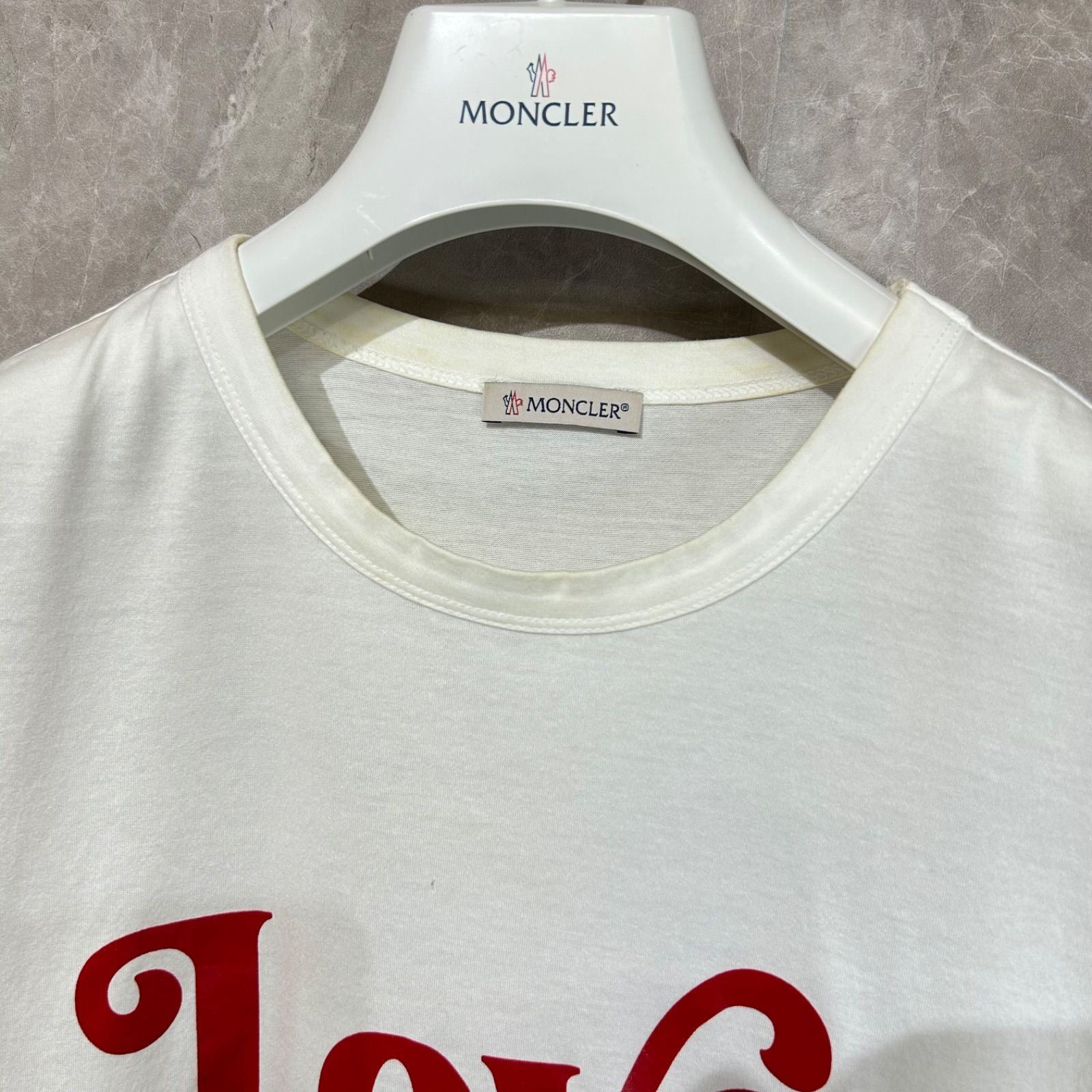 MONCLER モンクレール 半袖 Tシャツ T-SHIRT白M - メルカリ