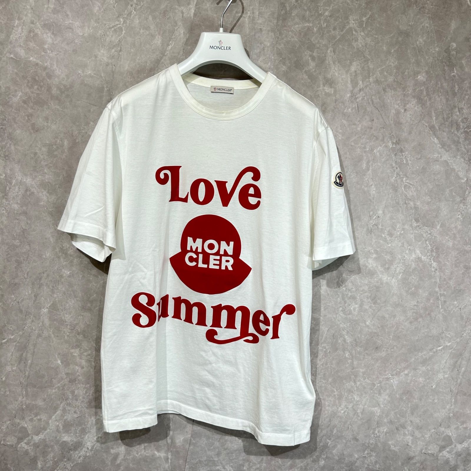 MONCLER モンクレール 半袖 Tシャツ T-SHIRT白M - メルカリ