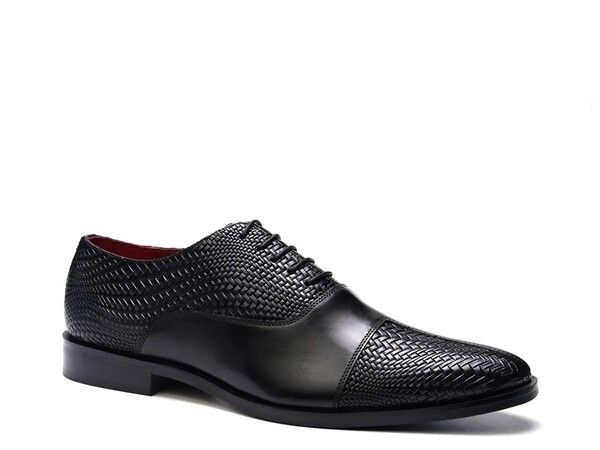 カルロスサンタナ メンズ シューズ オックスフォード キャップ Carlos by Carlos Santana Arlo Cap Toe Oxford Black ブラック