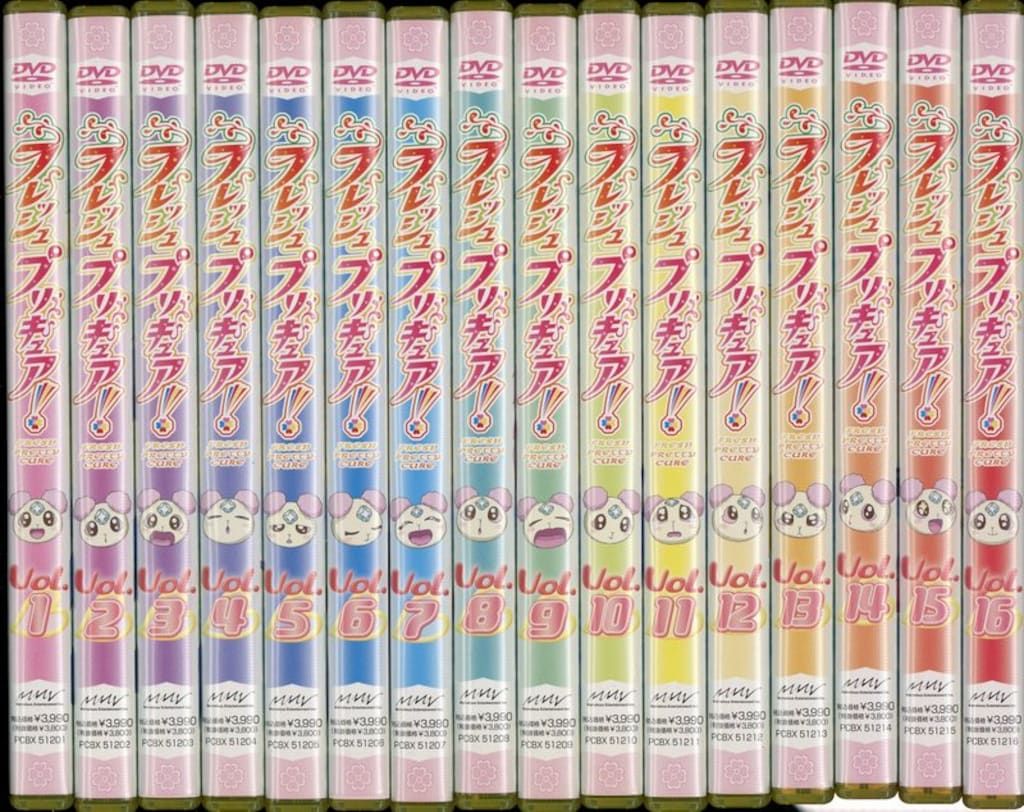 アニメDVD 通常)フレッシュプリキュア 全16巻 セット - メルカリ
