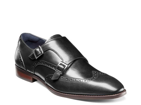 ステイシーアダムス メンズ シューズ スリッポン・ローファー モンクストラップ モンク Stacy Adams Karson Monk Strap SlipOn Black ブラック