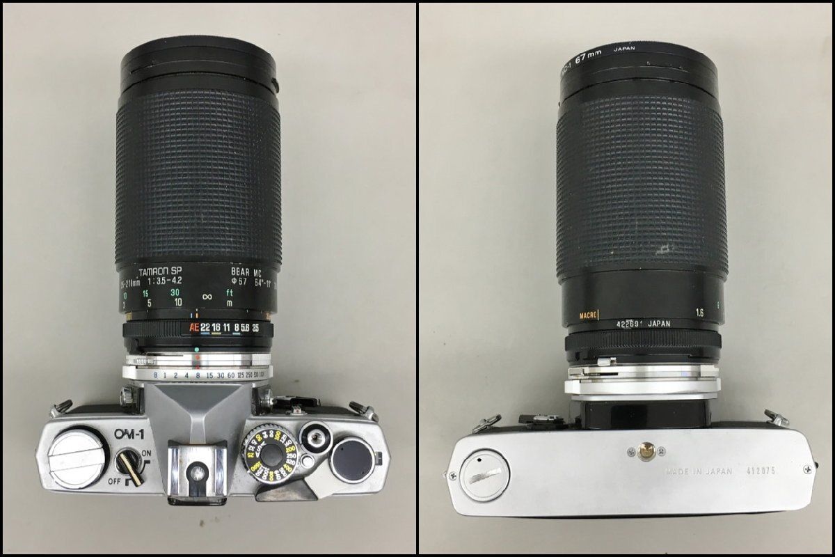 オリンパスOM-10 一眼レフカメラ 35-70 100-200望遠レンズ付き カメラ