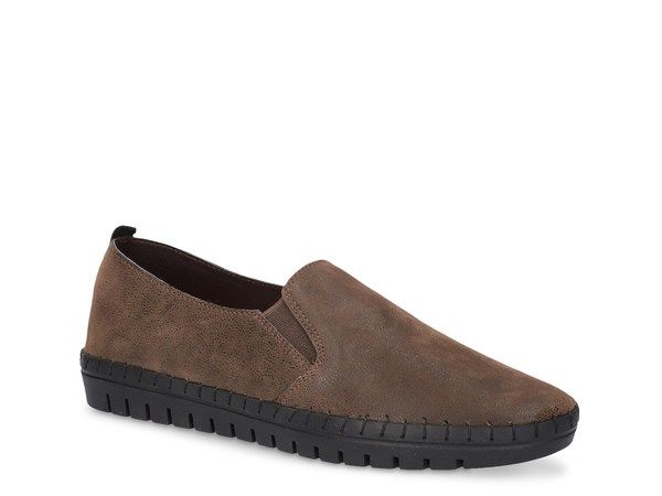 イージーストリート レディース シューズ スリッポン・ローファー Easy Street Fresh SlipOn Brown ブラウン