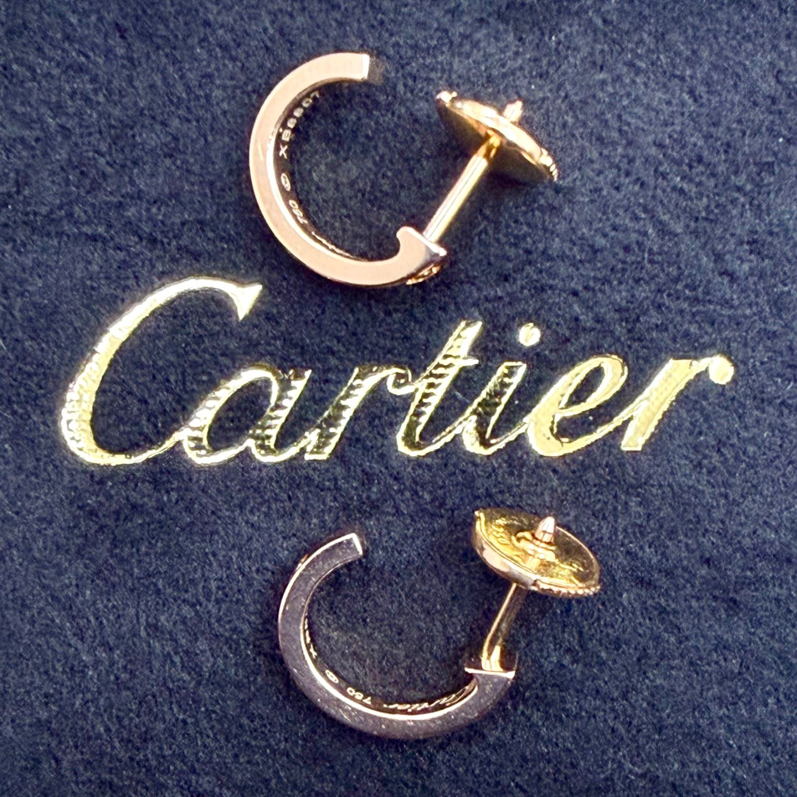 Cartier ゴールドピアス ボックス付き 【公式通販】