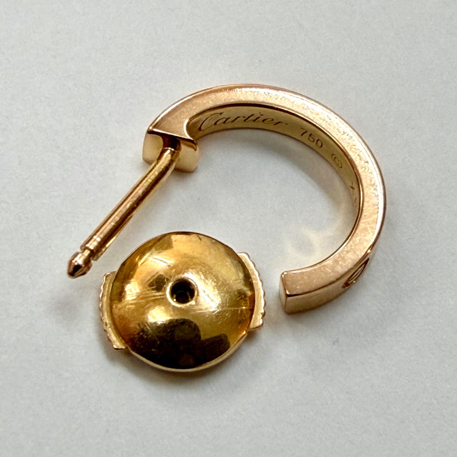 上美品⭐️Cartier カルティエ】 LOVEピアス2個とケースのセット 18K
