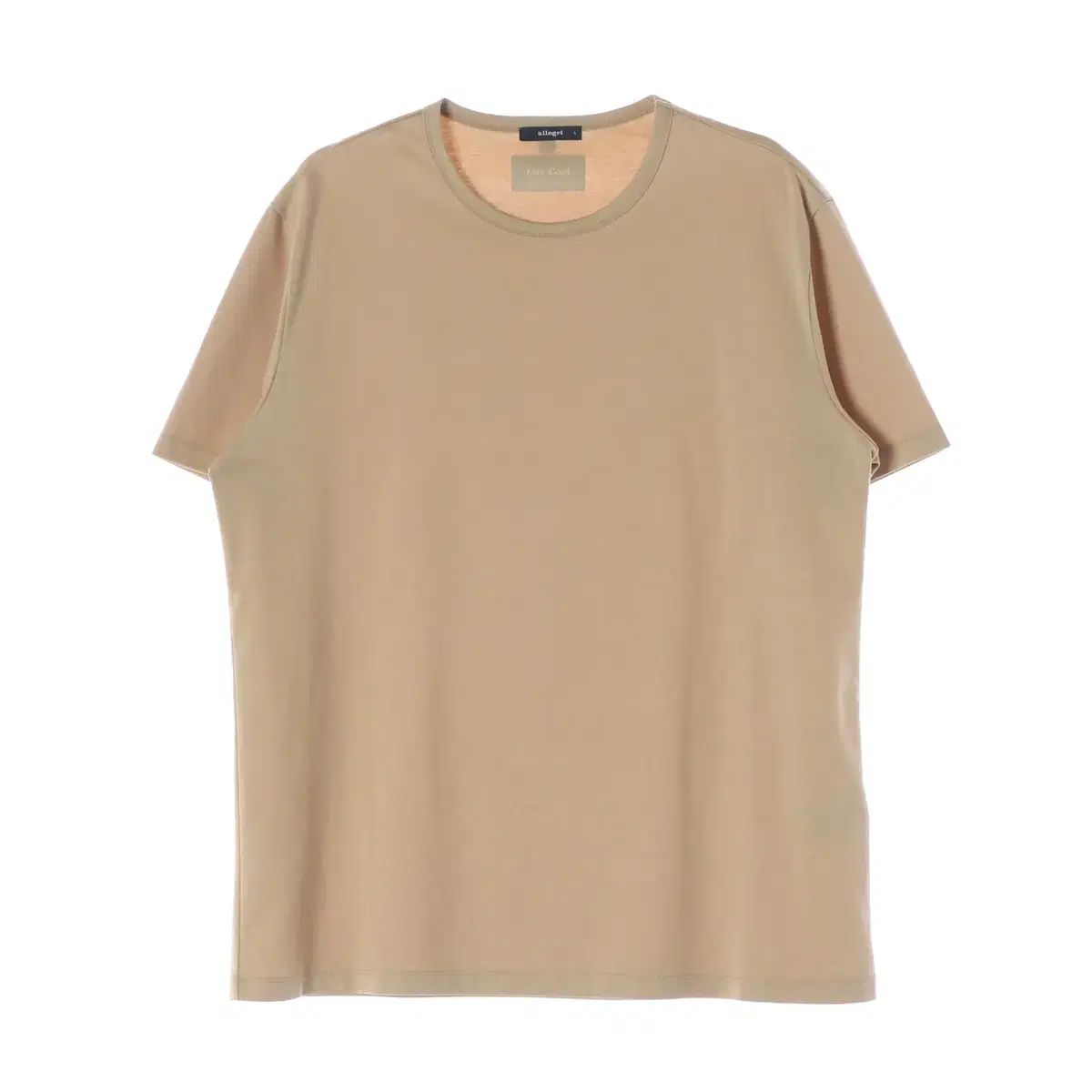 アレグリ 22SS コットン レギュラーフィット 半袖 Tシャツ ベージュ