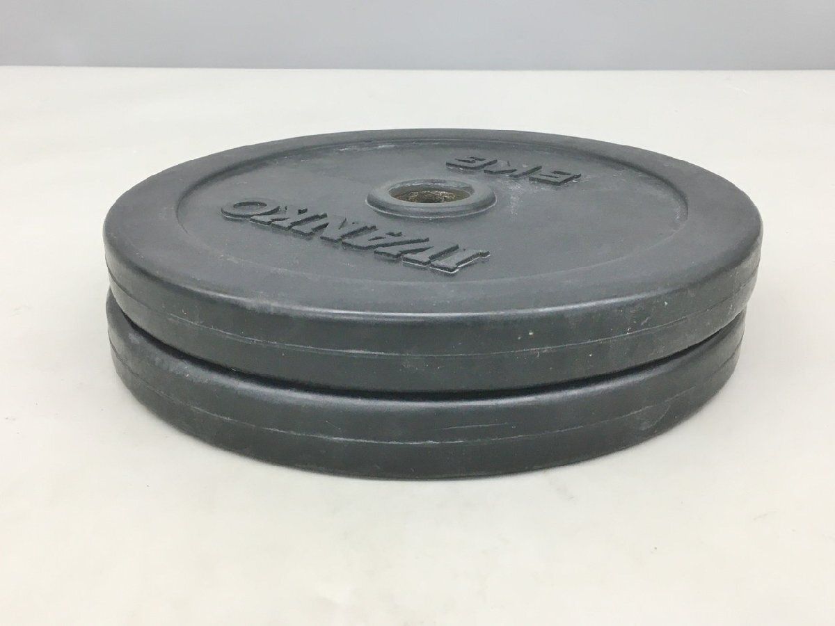 イヴァンコ IVANKO バーベル用プレート 5kg 2枚まとめセット ラバー