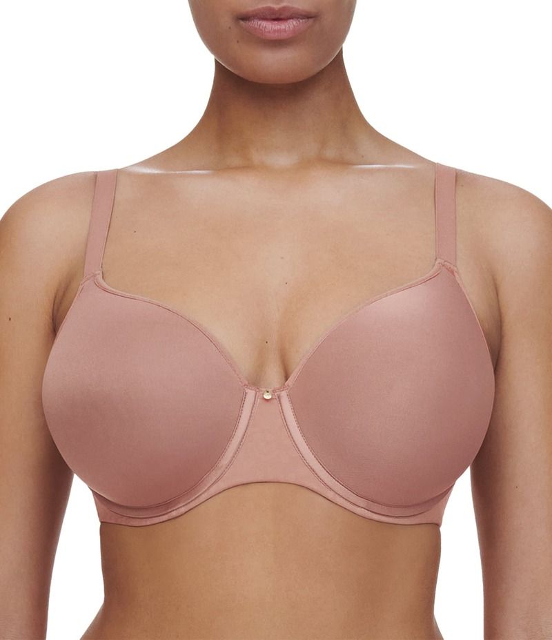 シャントル レディース アンダーウェア ブラジャー Tシャツ Chantelle Comfort Chic Back Smoothing Convertible TShirt Bra Coffee Latte コーヒー