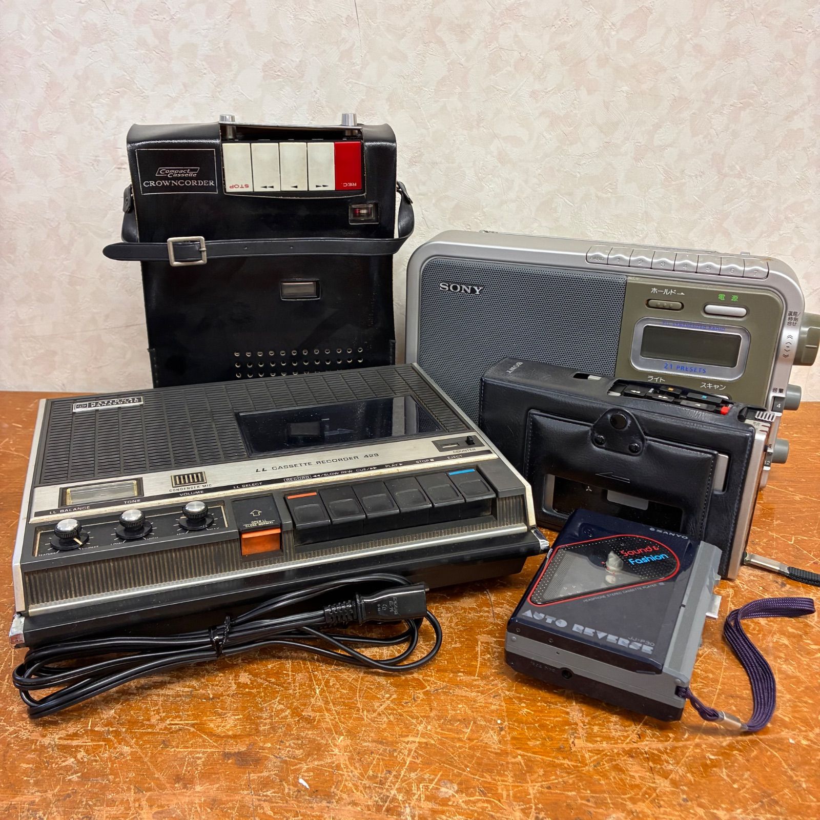 状態未確認品】ラジカセまとめ レトロ SONY SANYO National - メルカリ