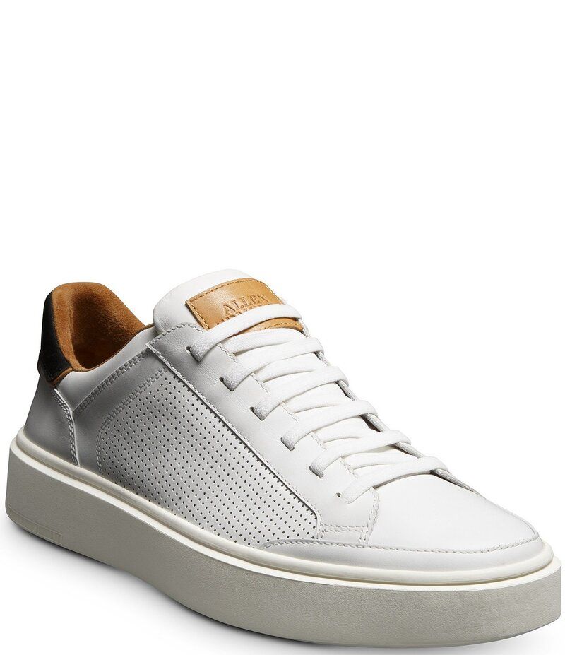 アレンエドモンズ メンズ シューズ ドレスシューズ スニーカー レース AllenEdmonds Mens Oliver SlipOn Stretch Lace Sneakers White ホワイト
