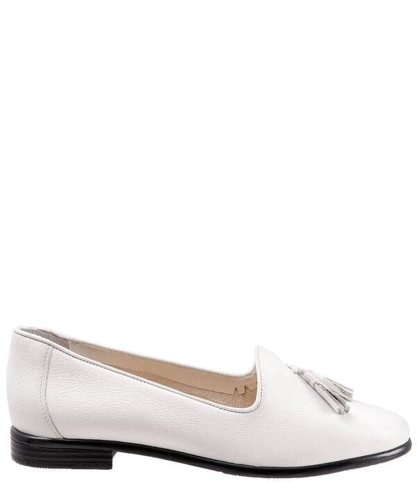 トロッターズ レディース シューズ パンプス レザー ローファー Trotters Liz Leather Tasseloafers White ホワイト 26,520円